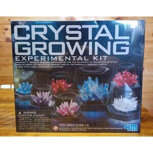 Crystal Growing Science Experimental Kit 4M STEM Ages 10+ NEW Factory Sealed